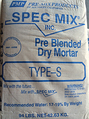 Spec Mix Cement